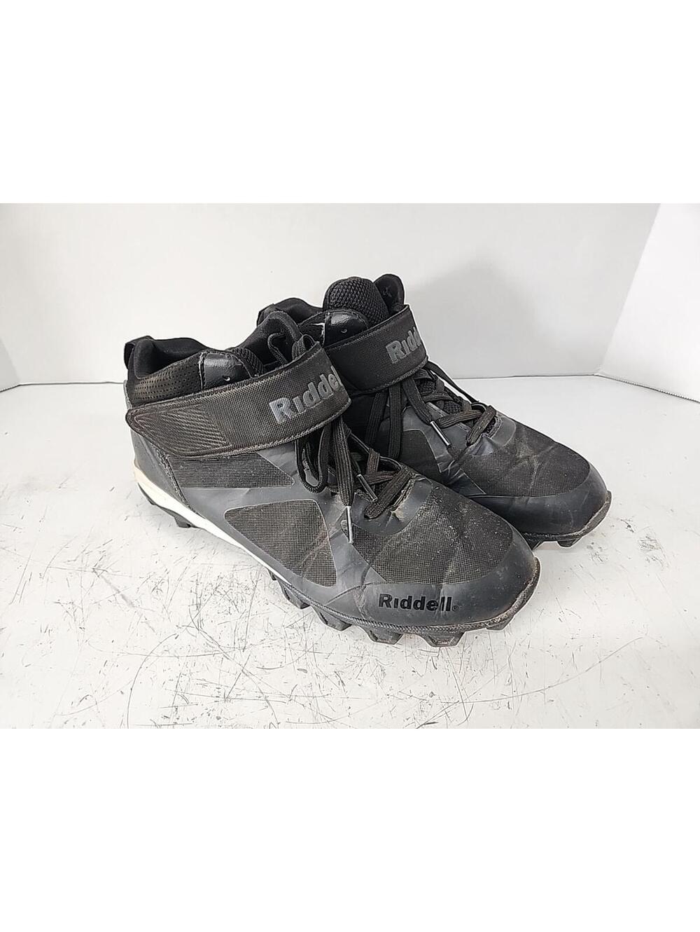 Riddell Football Cleats Men's Size 9 9D Black